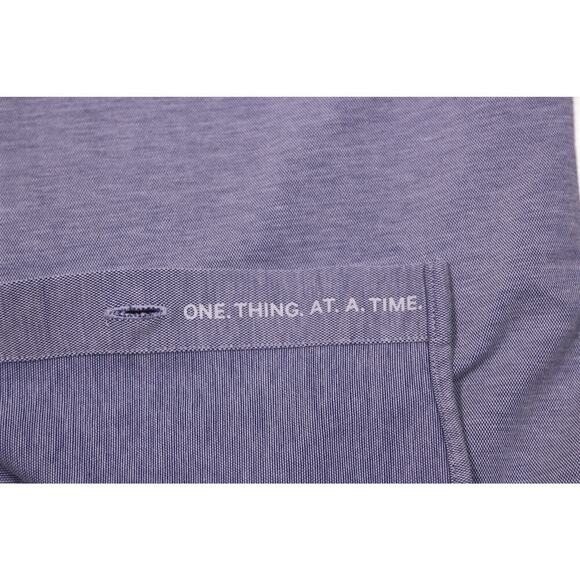 Lululemon Men's Commission Light Blue Long Sleeve Button-Up Qwick Oxford Shirt M - Picture 7 of 7